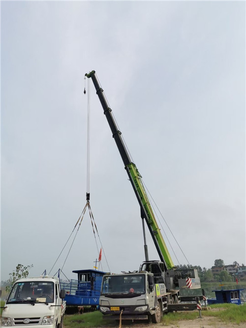 南开区桥梁建设吊装案例